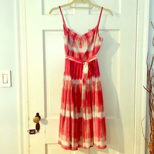 Beautiful BCBGMaxAzaria pink silky cocktail dress